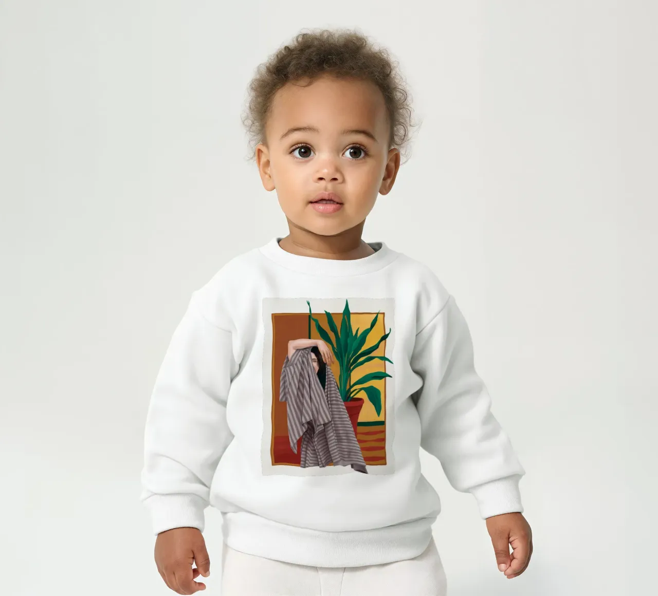Serviette de bain rayée Repose sweat pour bébé de Stone Decade