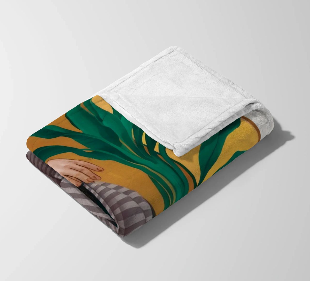 Asciugamano a righe Repose coperta in pile da Stone Decade