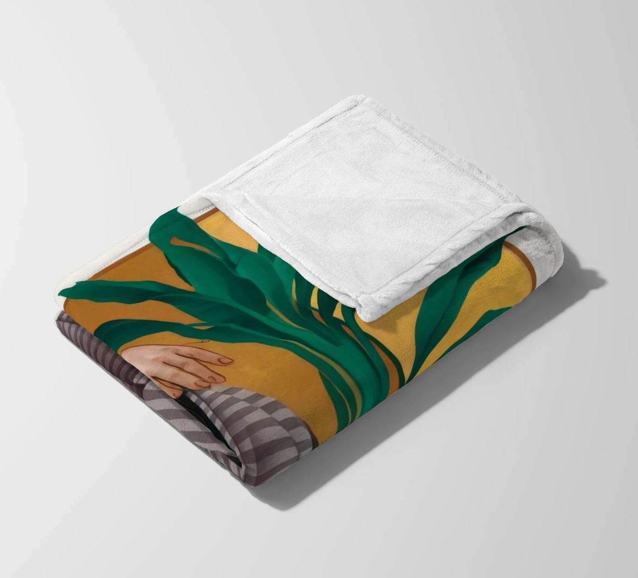 Asciugamano a righe Repose coperta in pile da Stone Decade