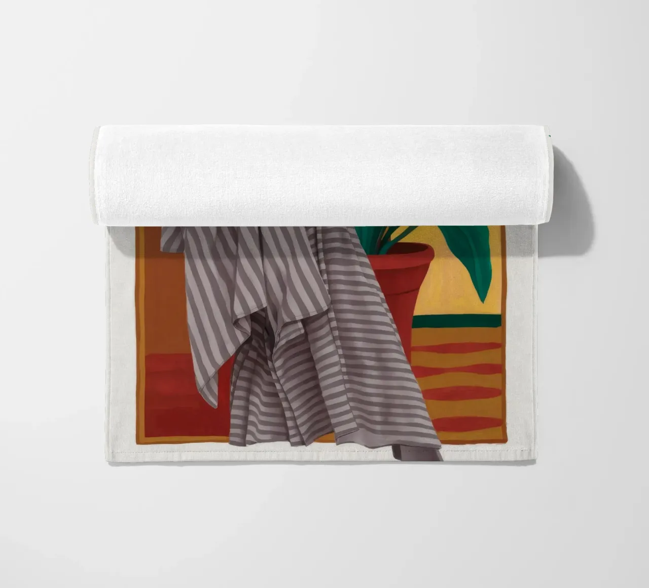Striped Towel Repose beach towel by Stone Decade