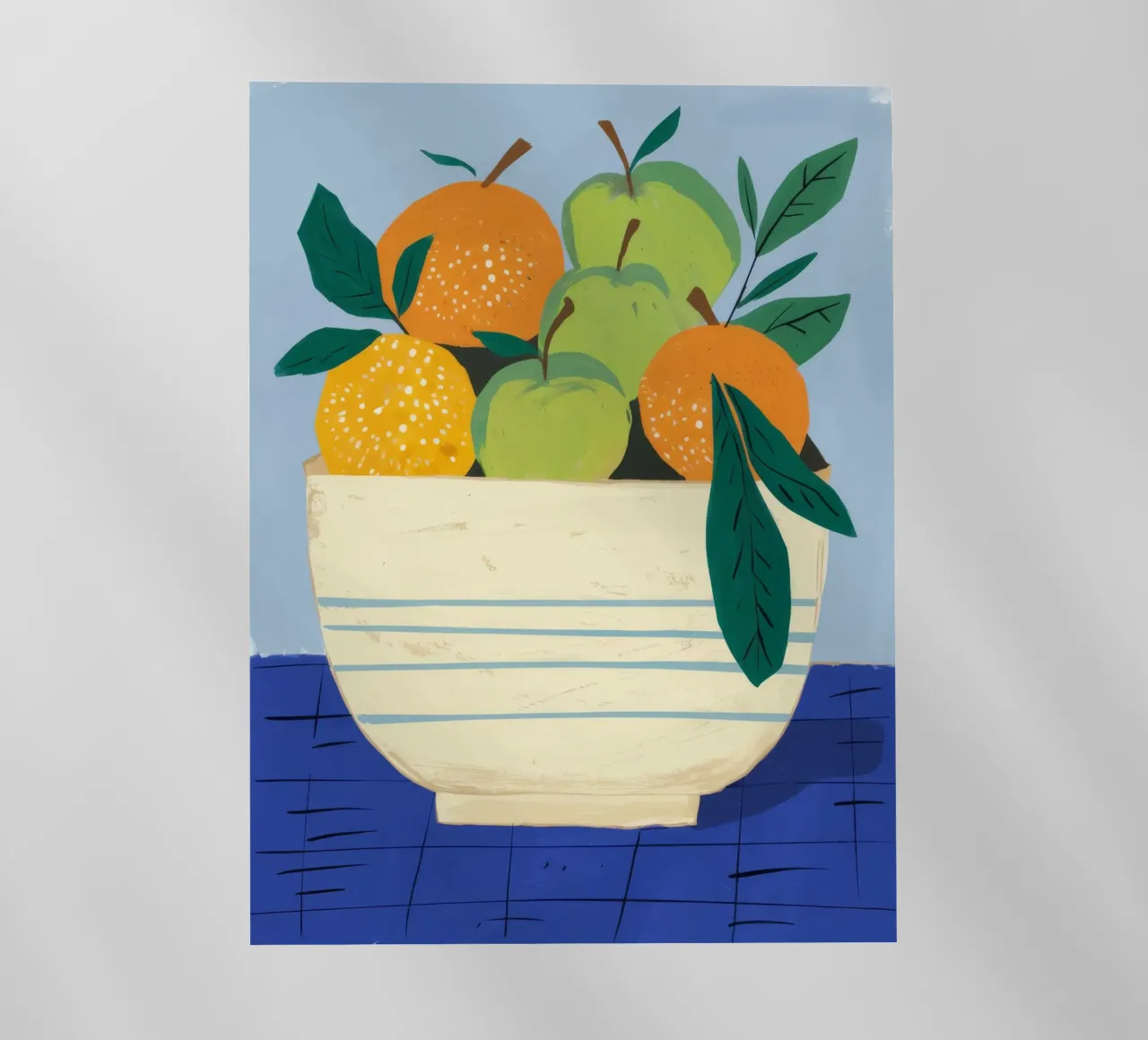 Ciotola a righe Citrus pellicola backlit da Haven Fantasy