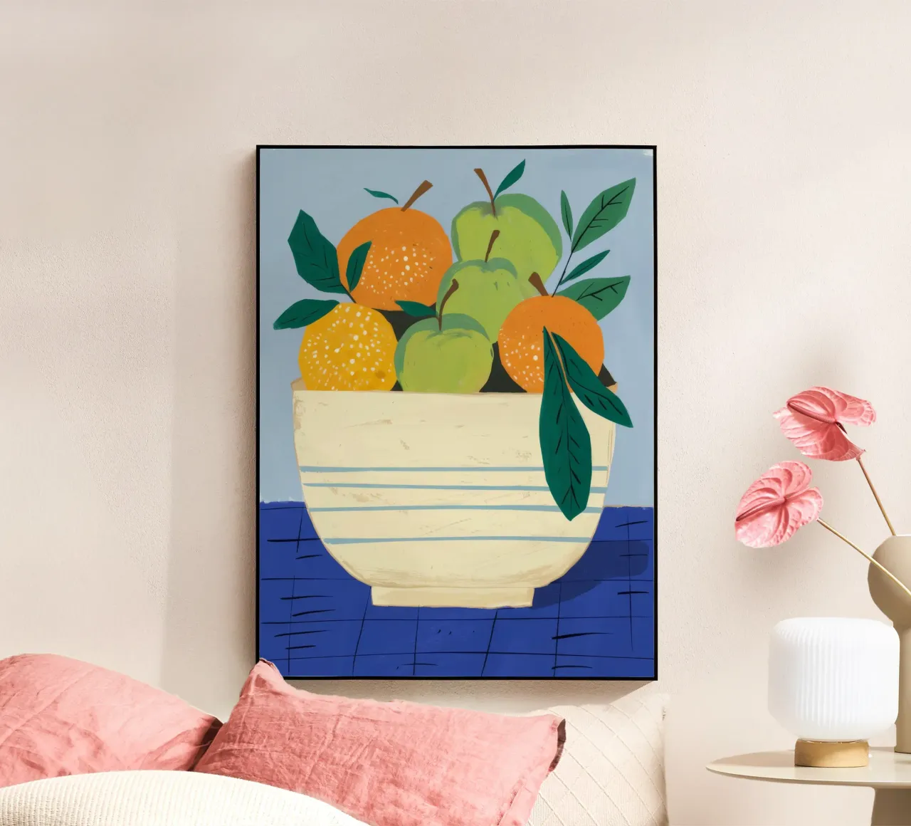 Ciotola a righe Citrus plexiglass da Haven Fantasy