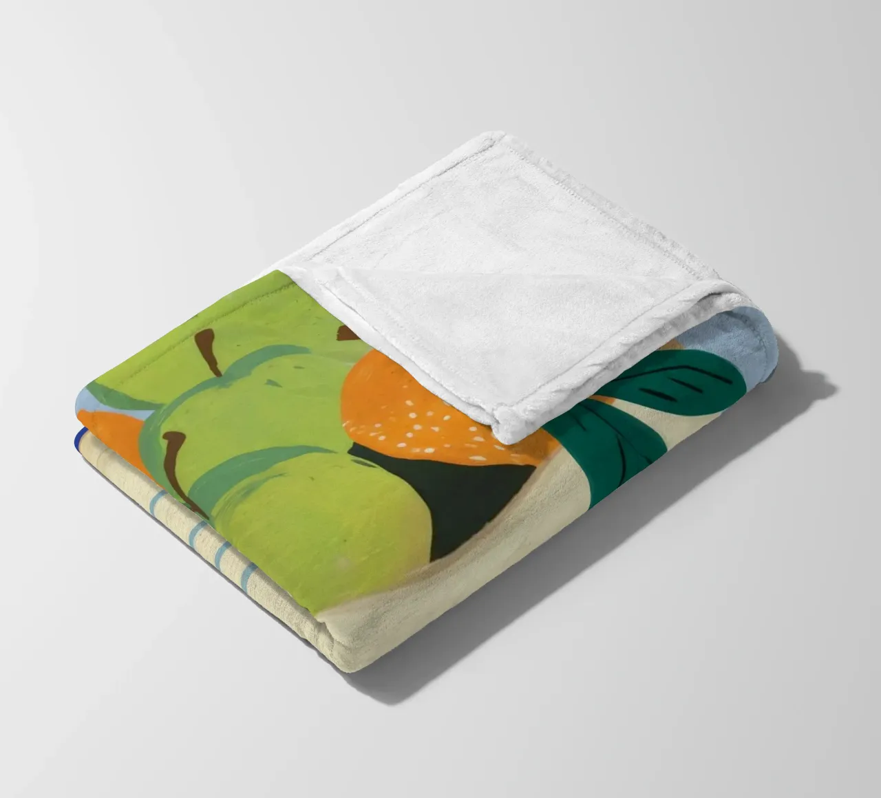 Ciotola a righe Citrus coperta in pile da Haven Fantasy