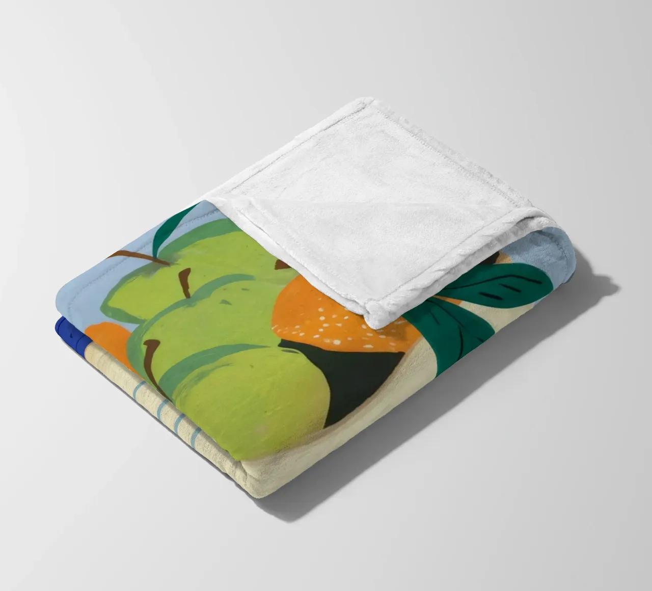 Ciotola a righe Citrus coperta in pile da Haven Fantasy