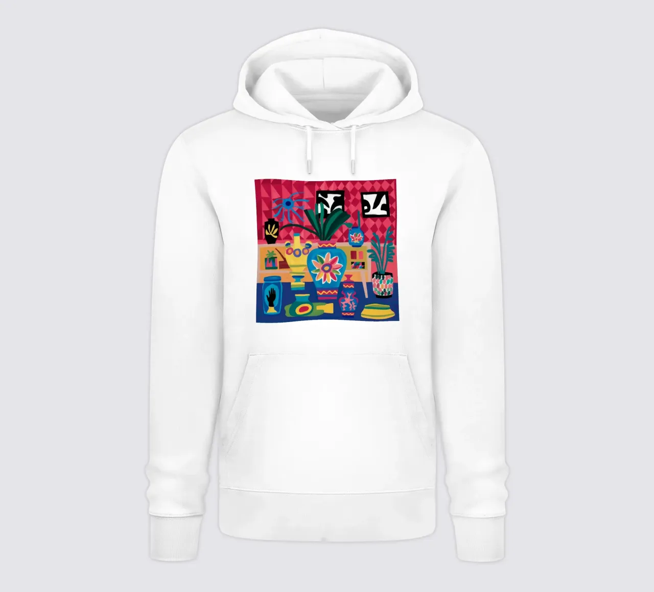 Menagerie massimalista di Matisse felpa con cappuccio da Pan Denim