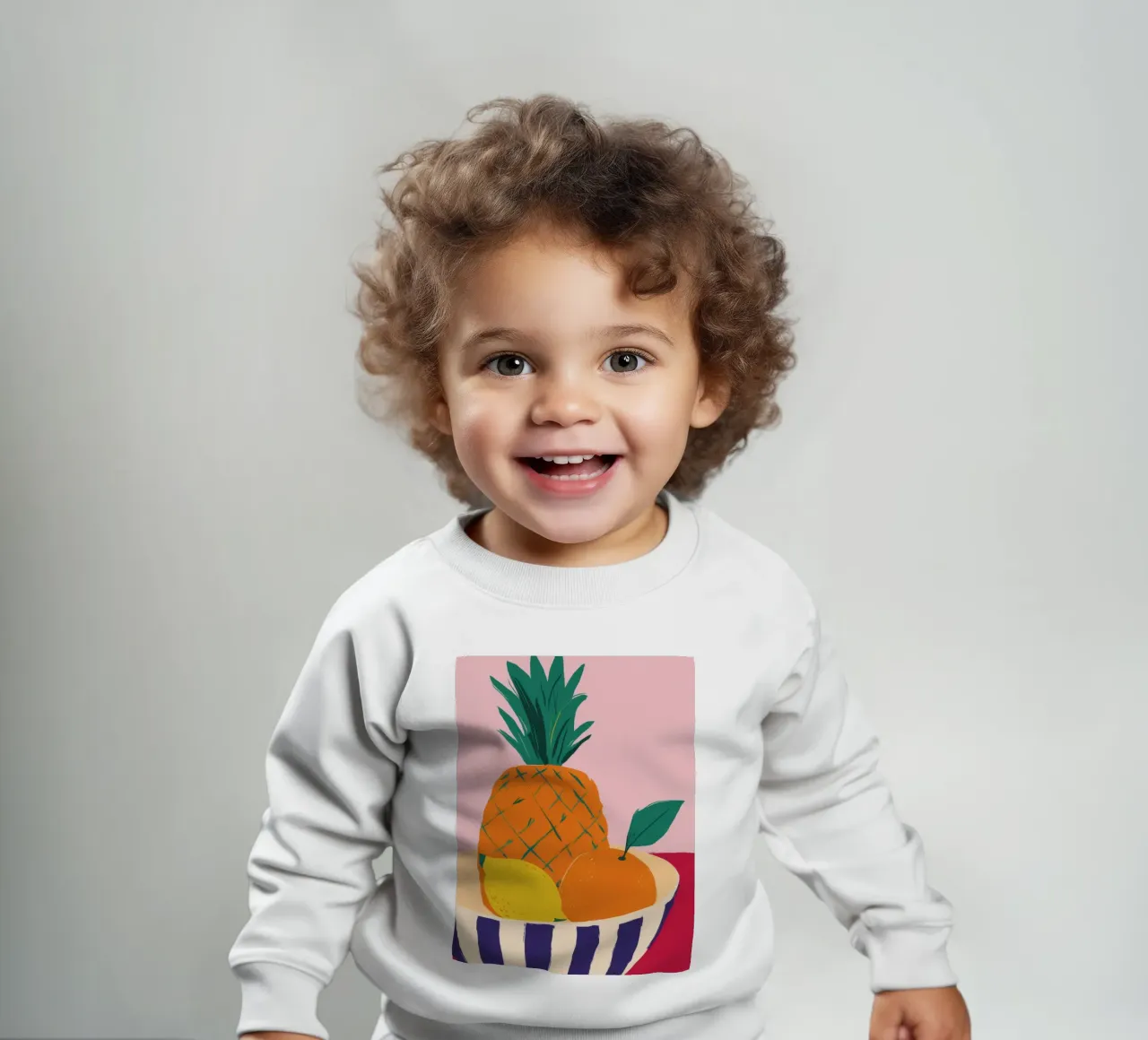 Tavolo rosa ananas felpa neonato da Haven Fantasy