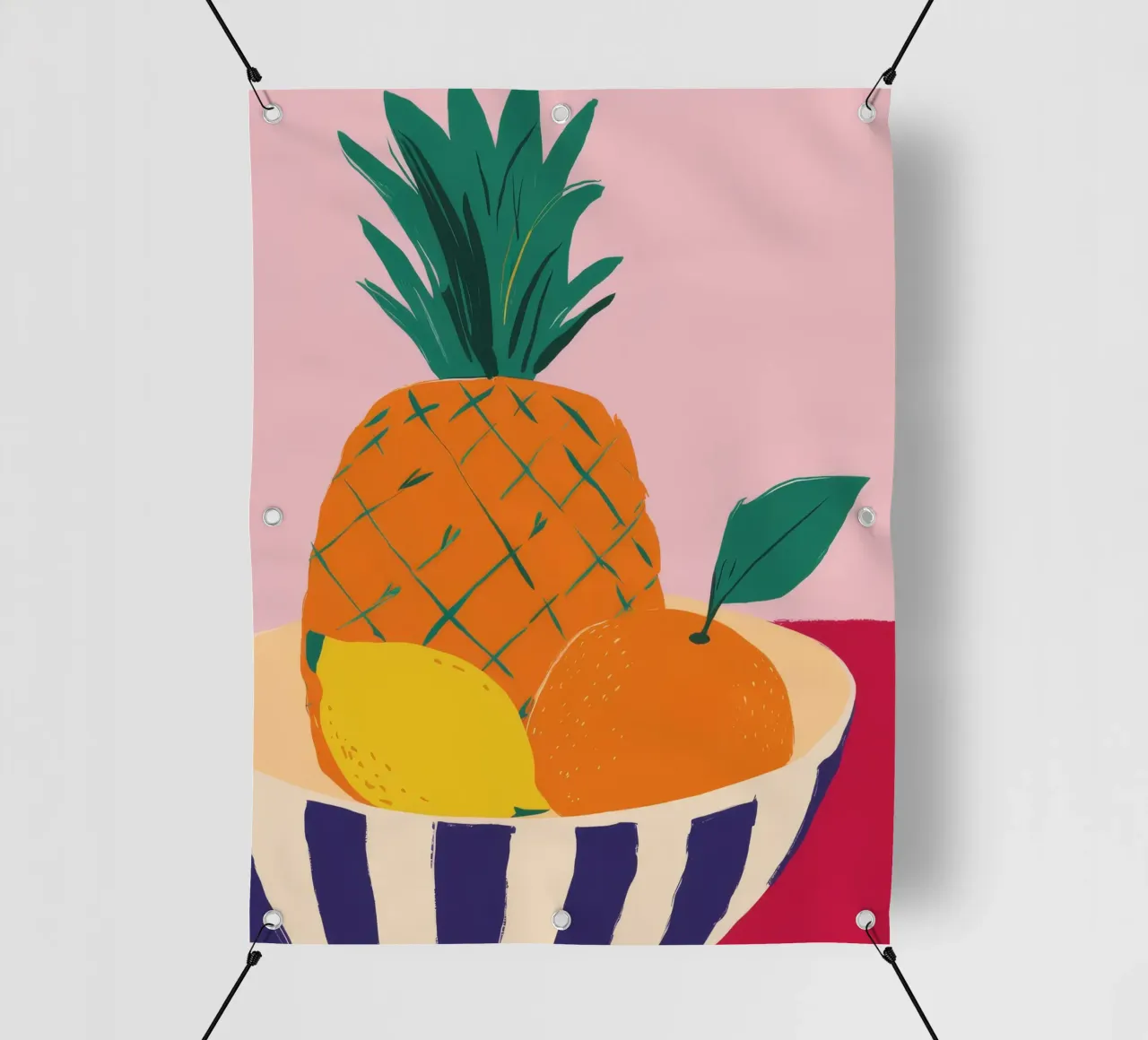 Pineapple Pink Table pvc cover by Haven Fantasy