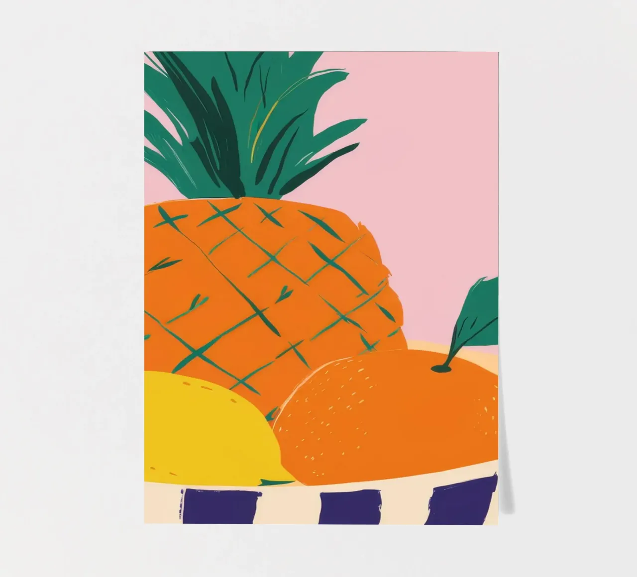 Pineapple Pink Table sticker sheet by Haven Fantasy