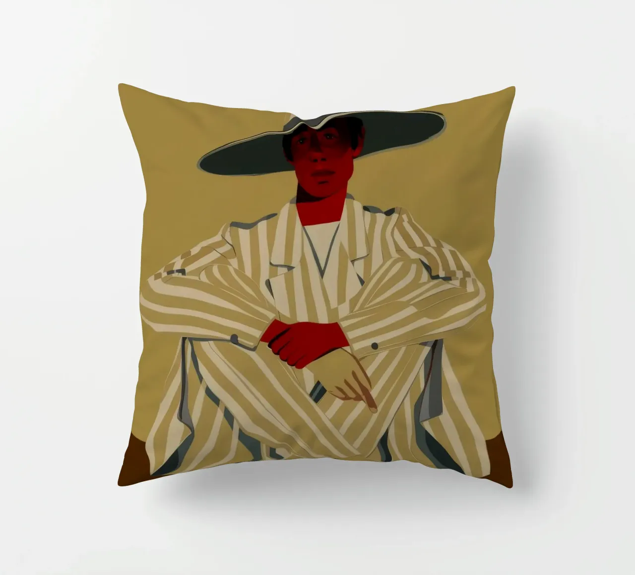 Cappello gessato Poise cuscino da Stone Decade