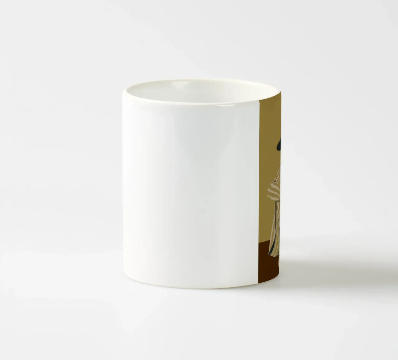 Cappello gessato Poise tazza in ceramica da Stone Decade