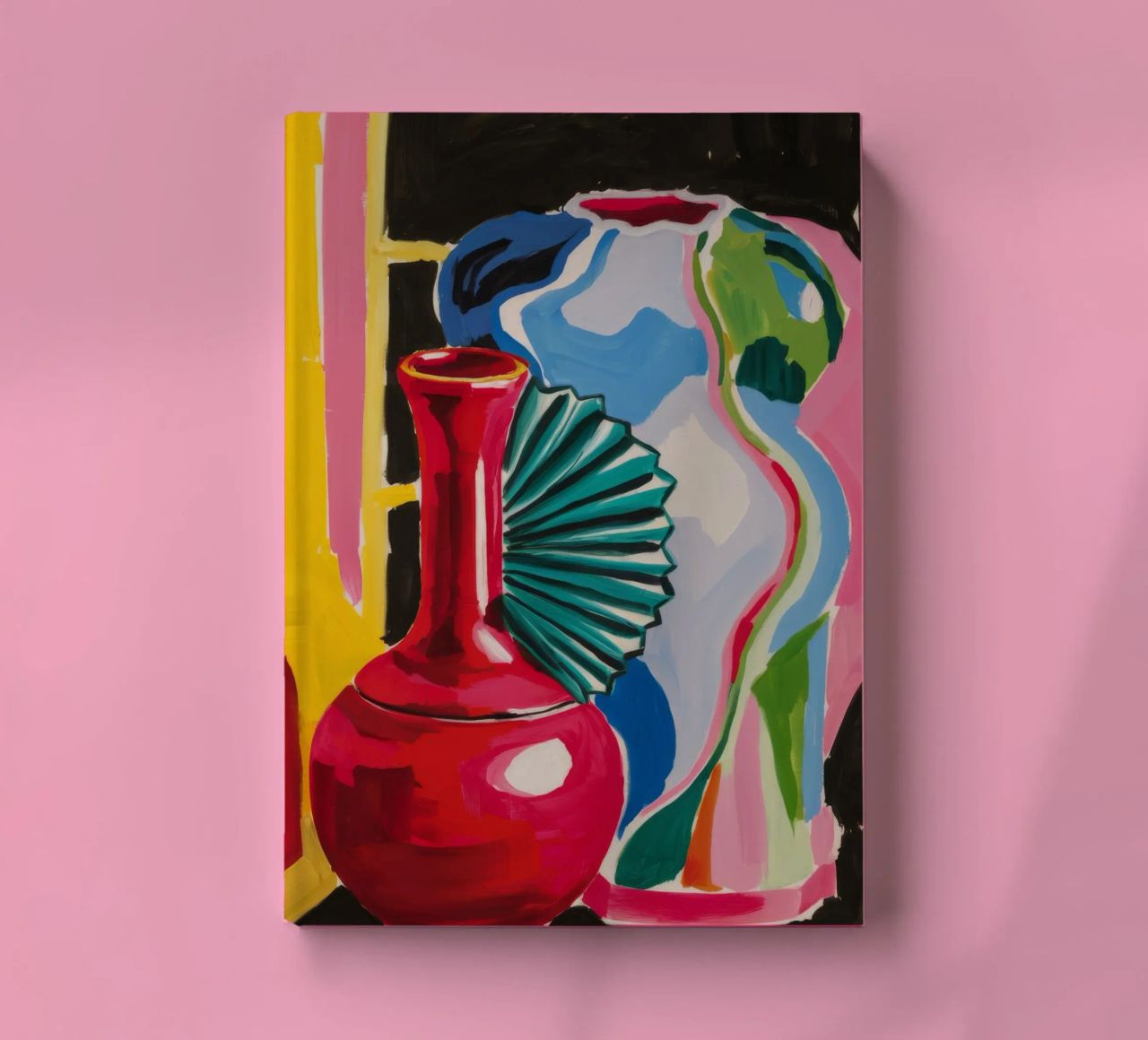 Red Vessel Abstraction notebook by Pan Denim