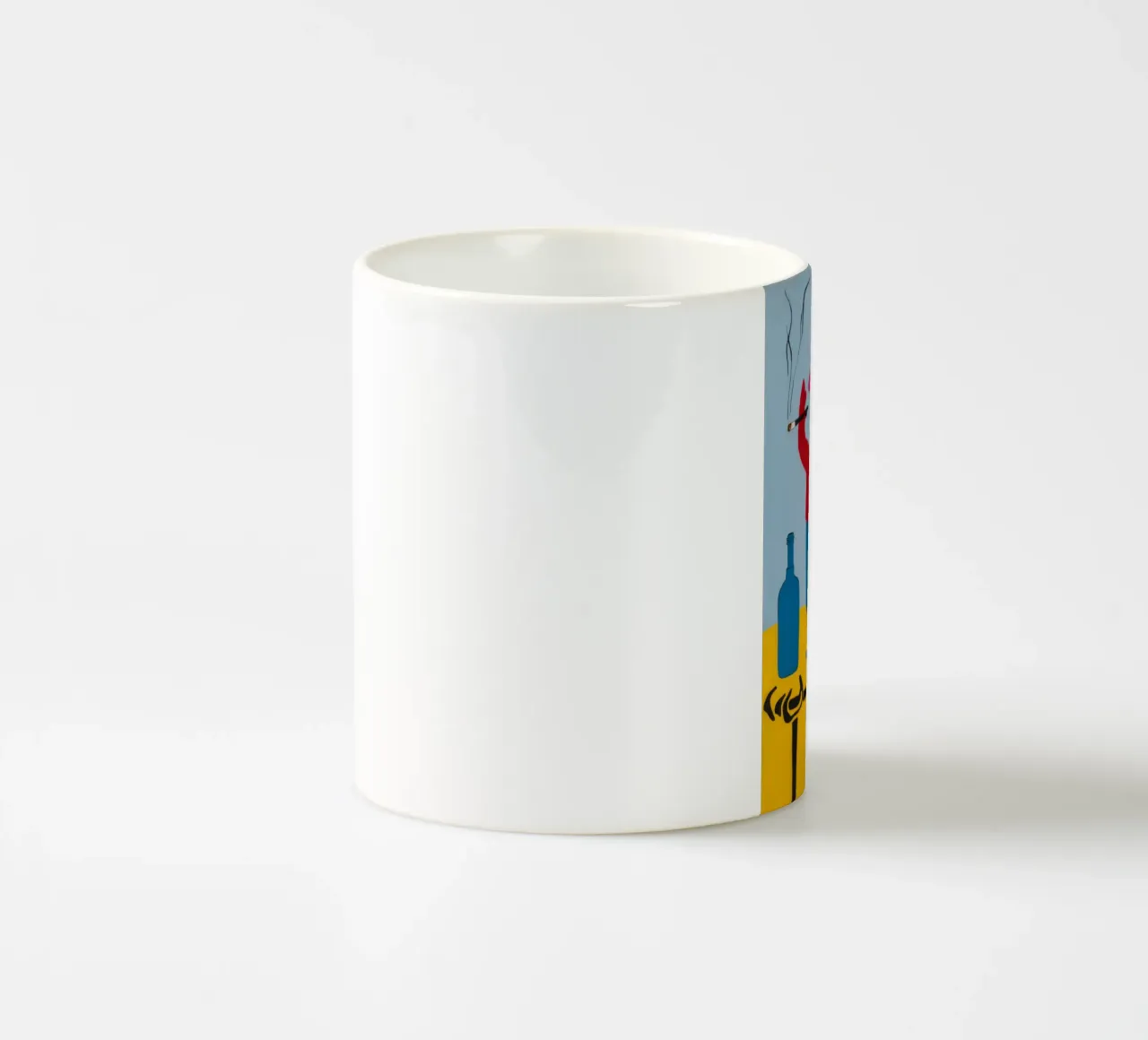 Amico felino di Red Hat tazza in ceramica da Stone Decade