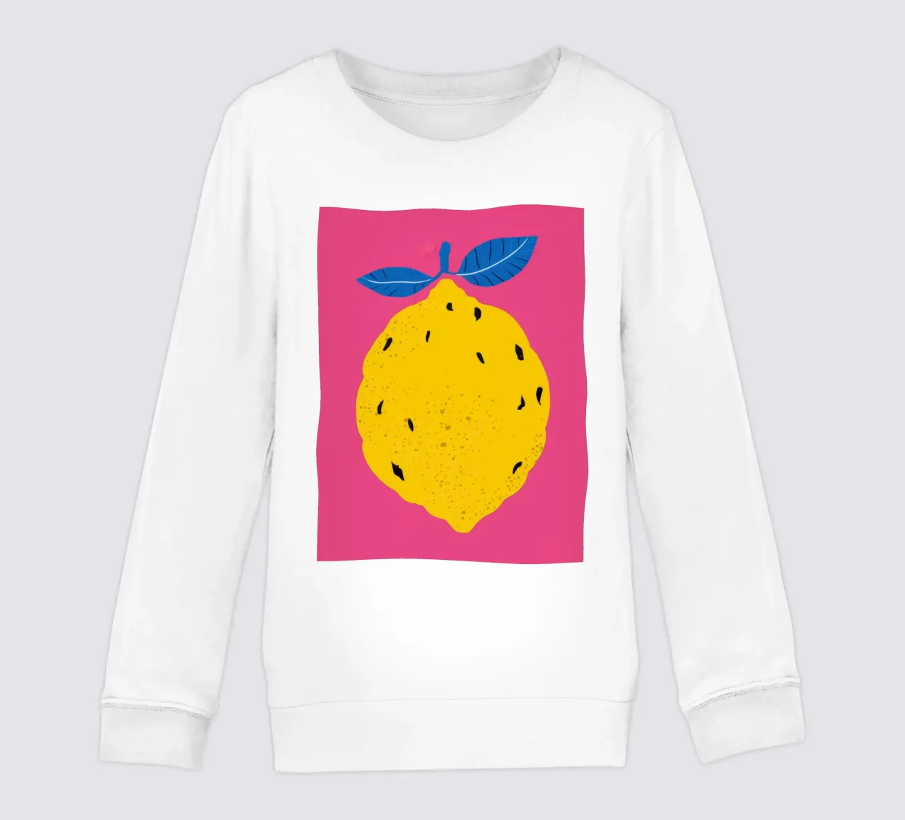 Texturierte Zitrone Pop Kinder Sweatshirt von Haven Fantasy