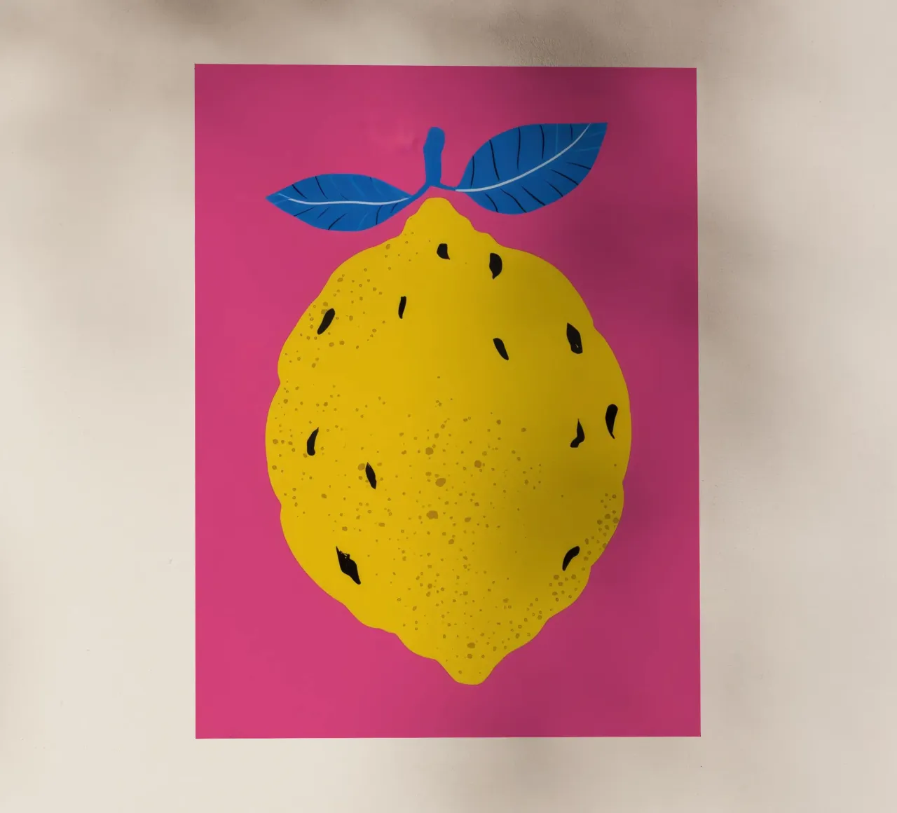 Texturierte Zitrone Pop Backlit Folie von Haven Fantasy