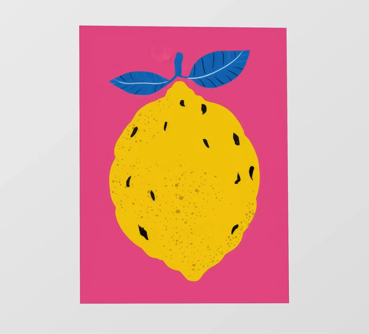 Texturierte Zitrone Pop PVC Plane von Haven Fantasy