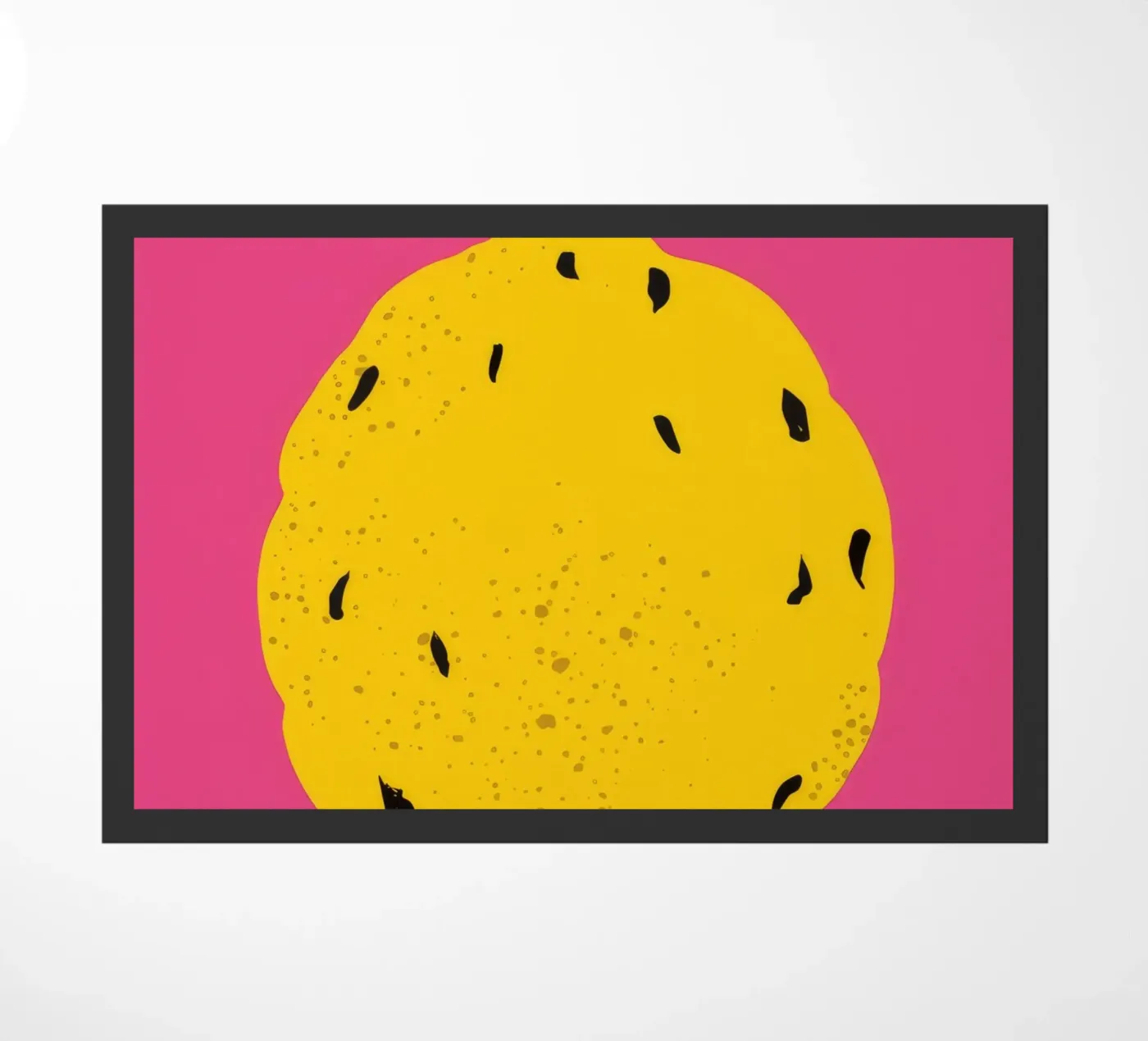 Textured Lemon Pop deurmat van Haven Fantasy