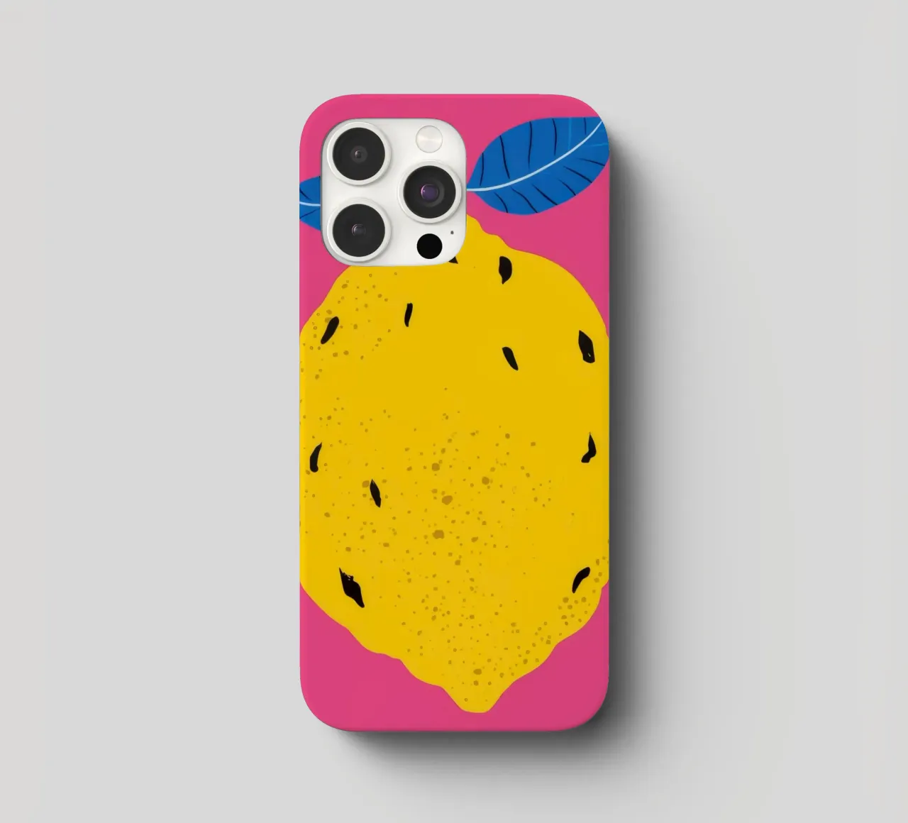 Texturierte Zitrone Pop iPhone Hülle von Haven Fantasy