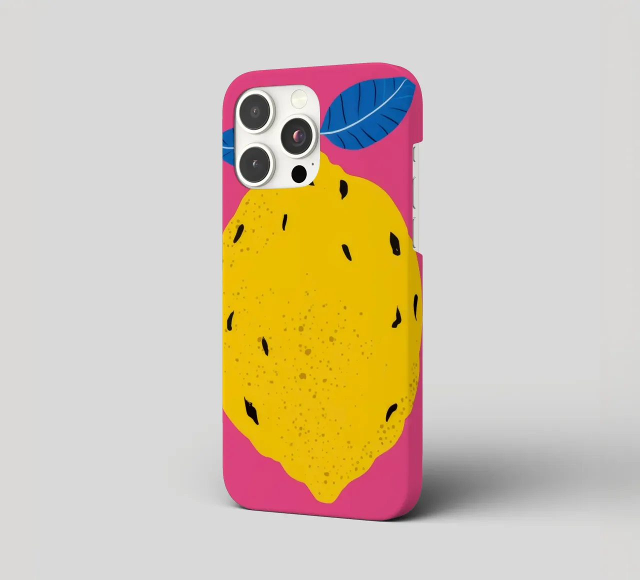 Texturierte Zitrone Pop iPhone Hülle von Haven Fantasy