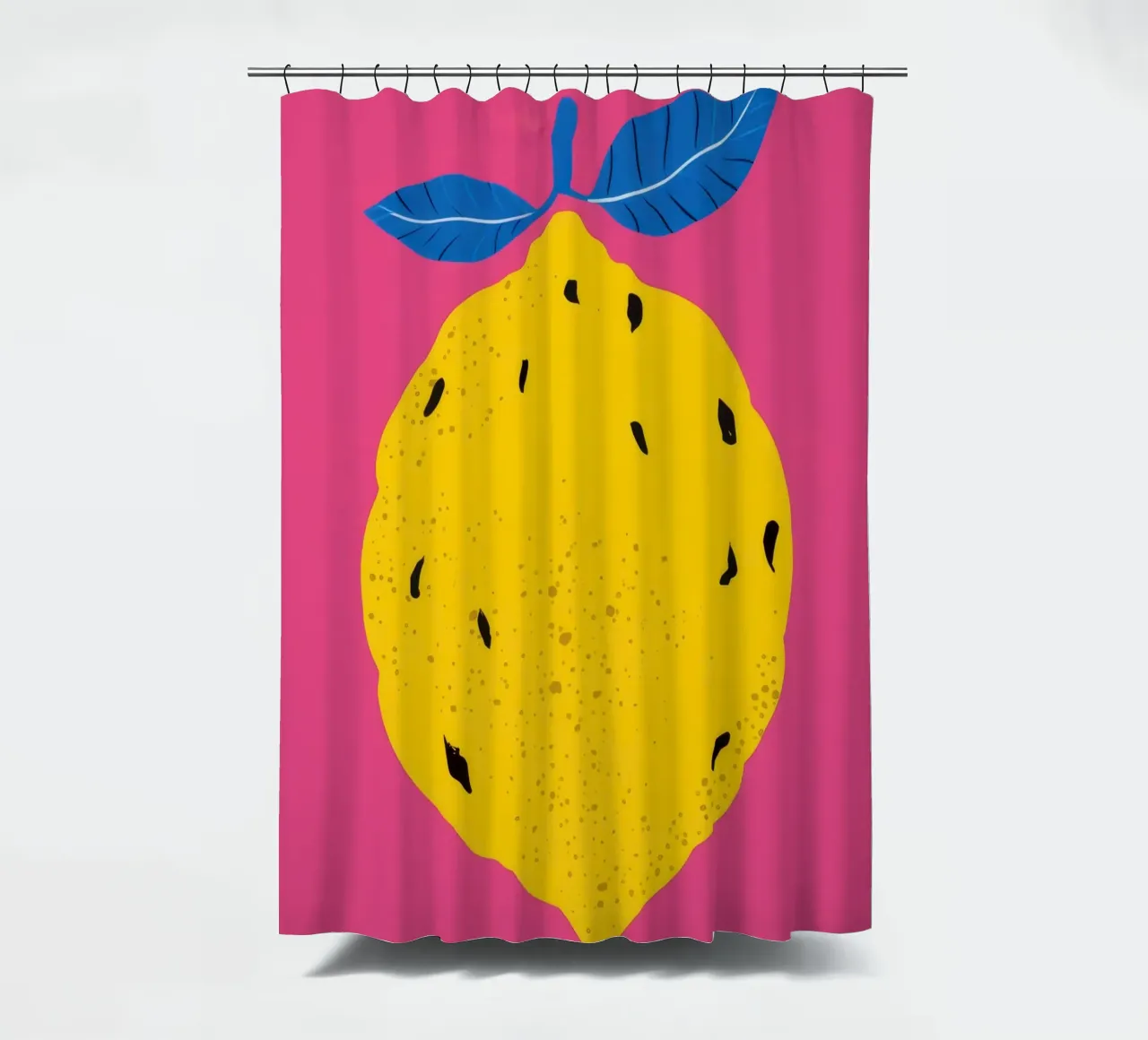 Pop al limone strutturato tenda da doccia da Haven Fantasy