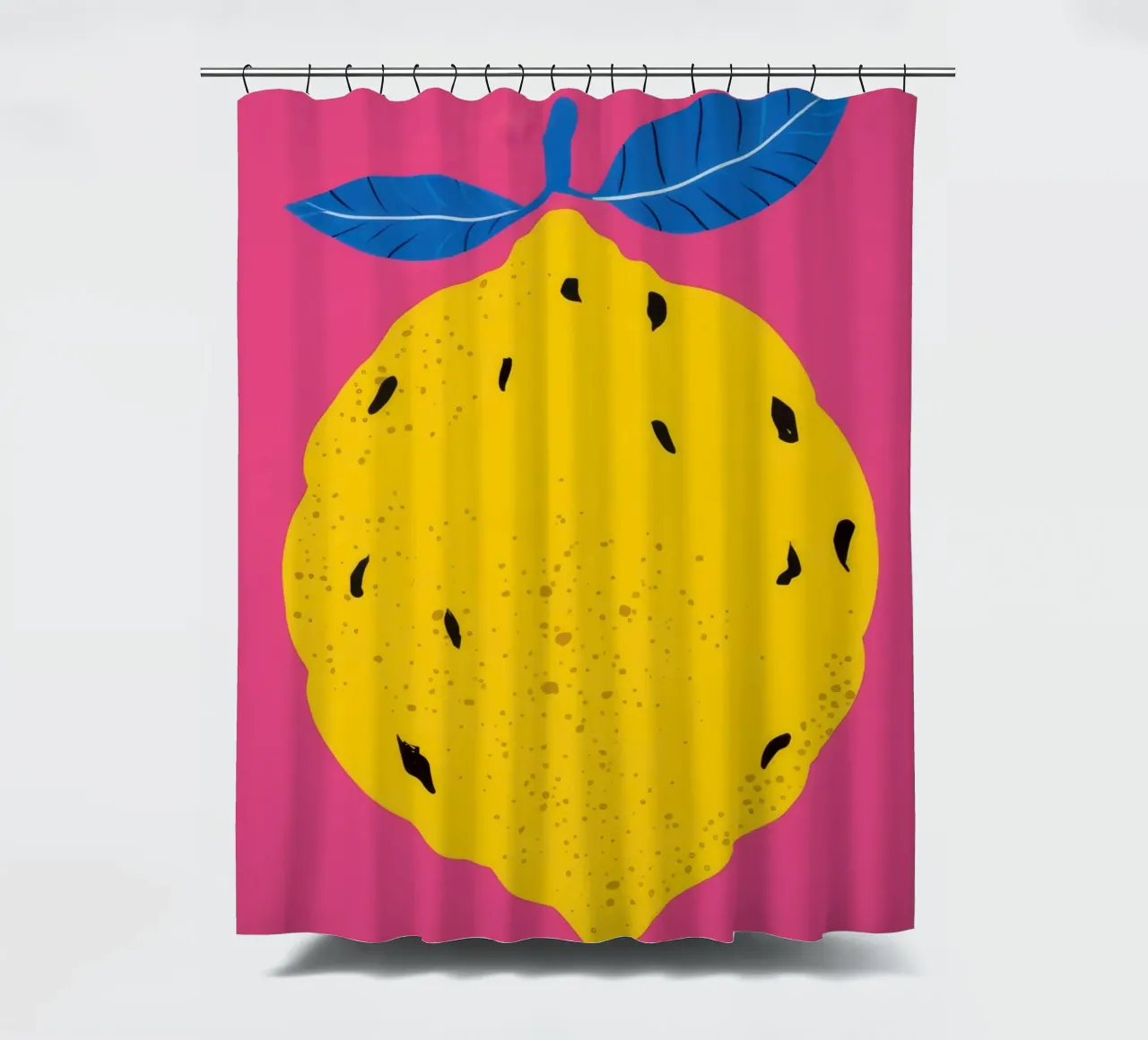 Pop al limone strutturato tenda da doccia da Haven Fantasy