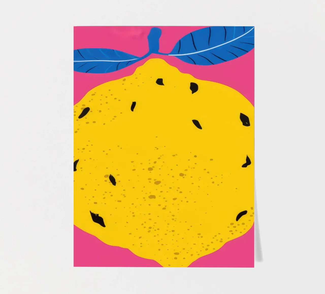 Texturierte Zitrone Pop Stickerbogen von Haven Fantasy