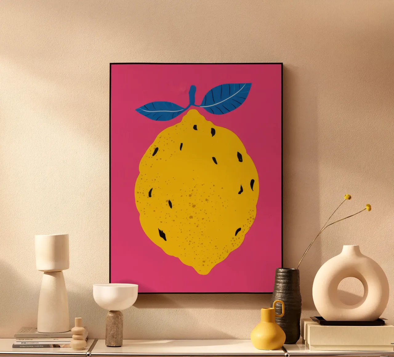 Pop al limone strutturato plexiglass da Haven Fantasy