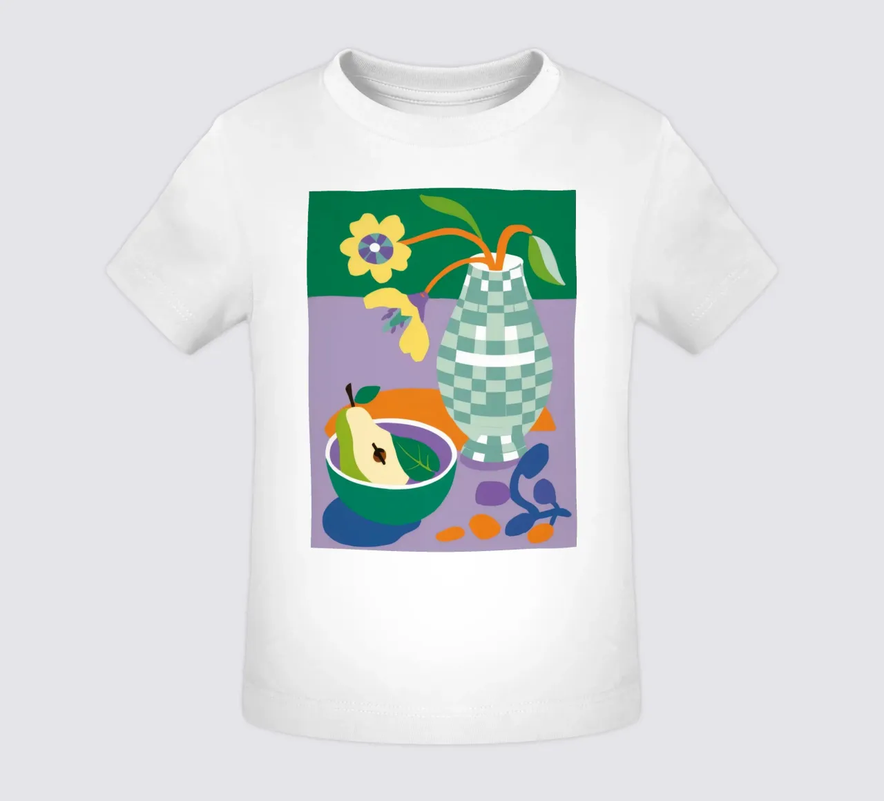 Brocca Gingham Pear maglietta neonato da Haven Fantasy