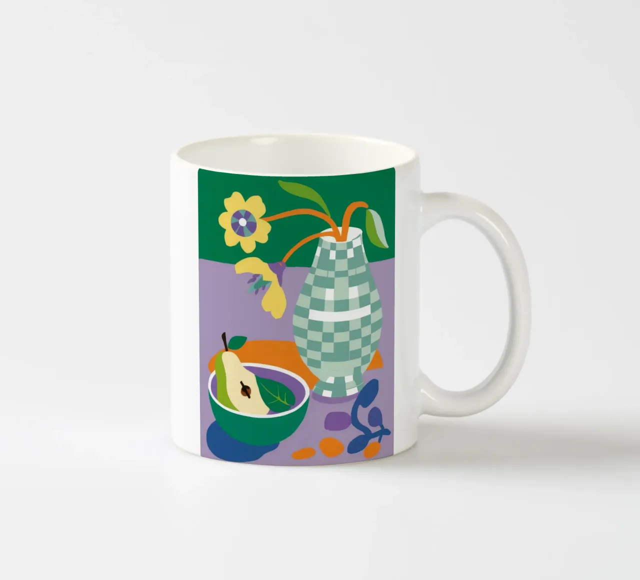 Brocca Gingham Pear tazza in ceramica da Haven Fantasy