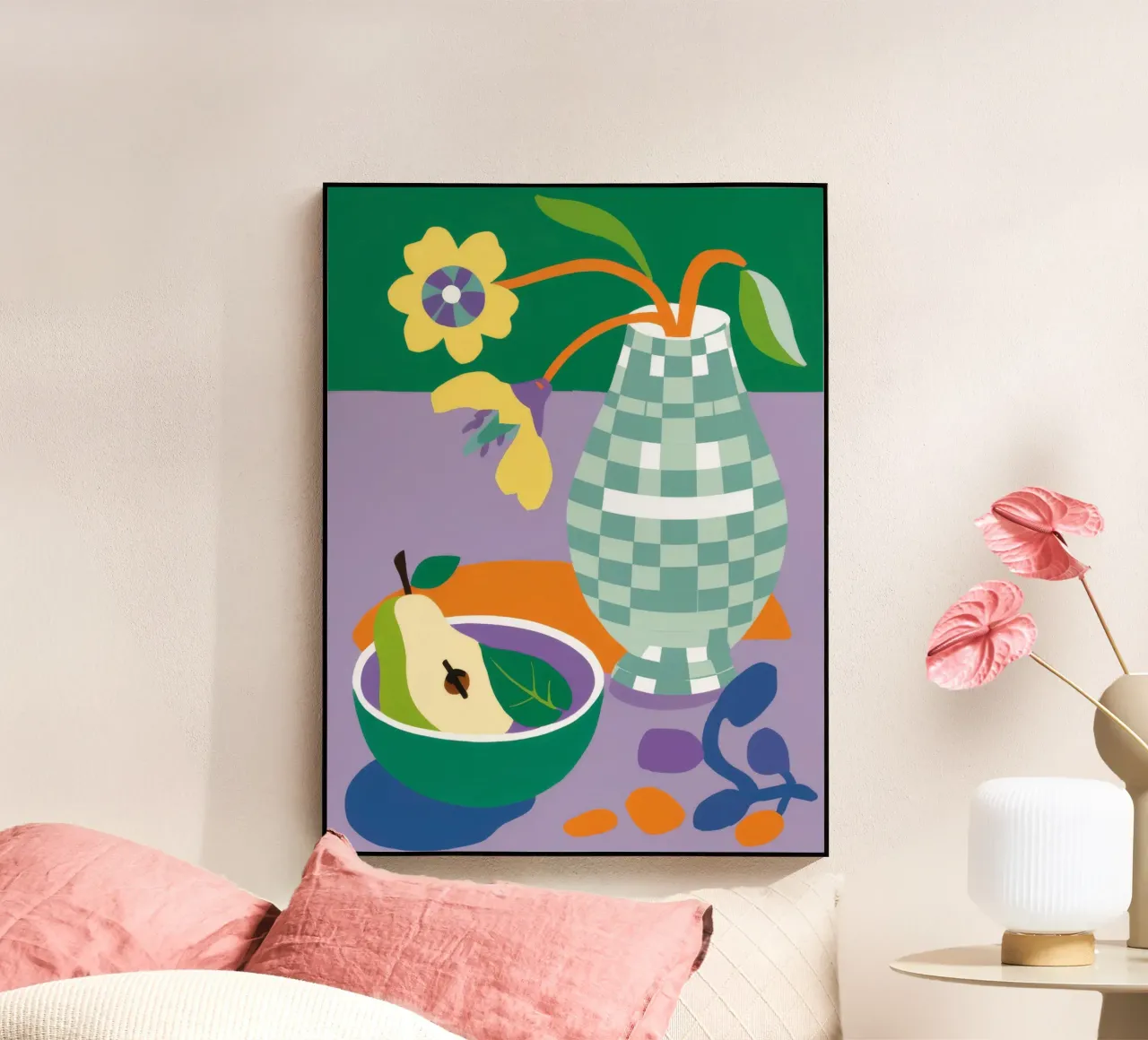 Brocca Gingham Pear plexiglass da Haven Fantasy