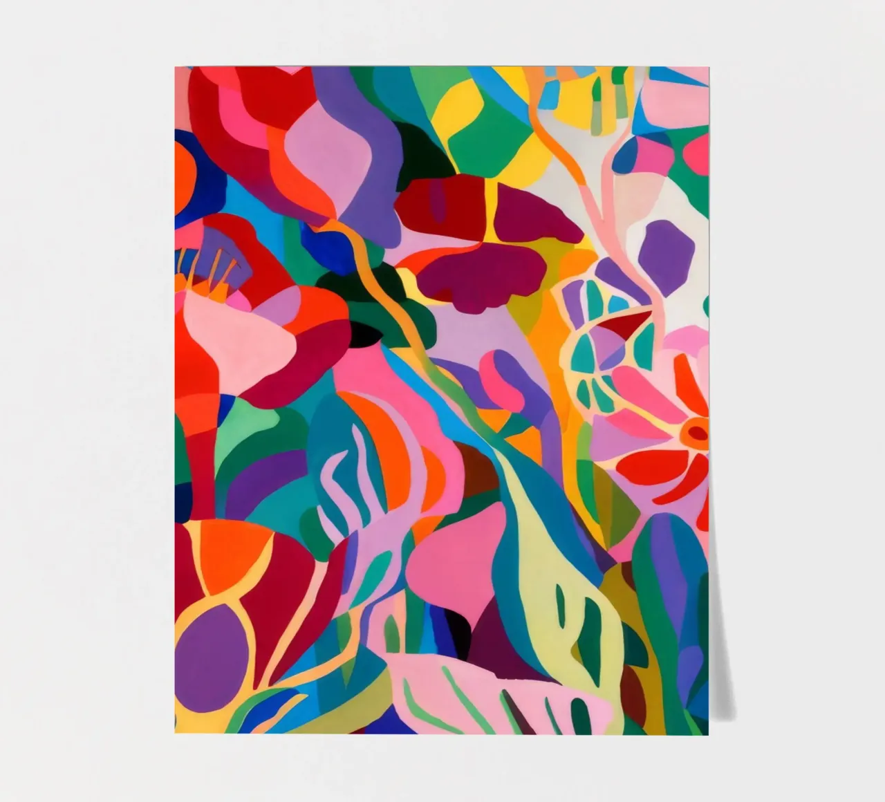 Crimson Tulip Eruption sticker sheet by Pan Denim