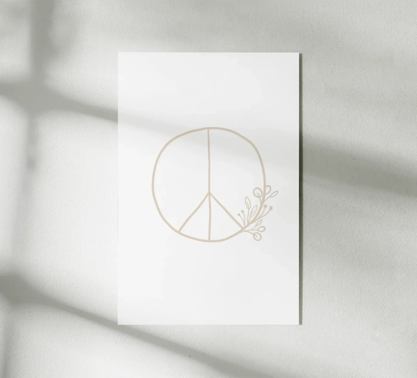 Peace No2 Acryl-Glas von KRUTH DESIGN