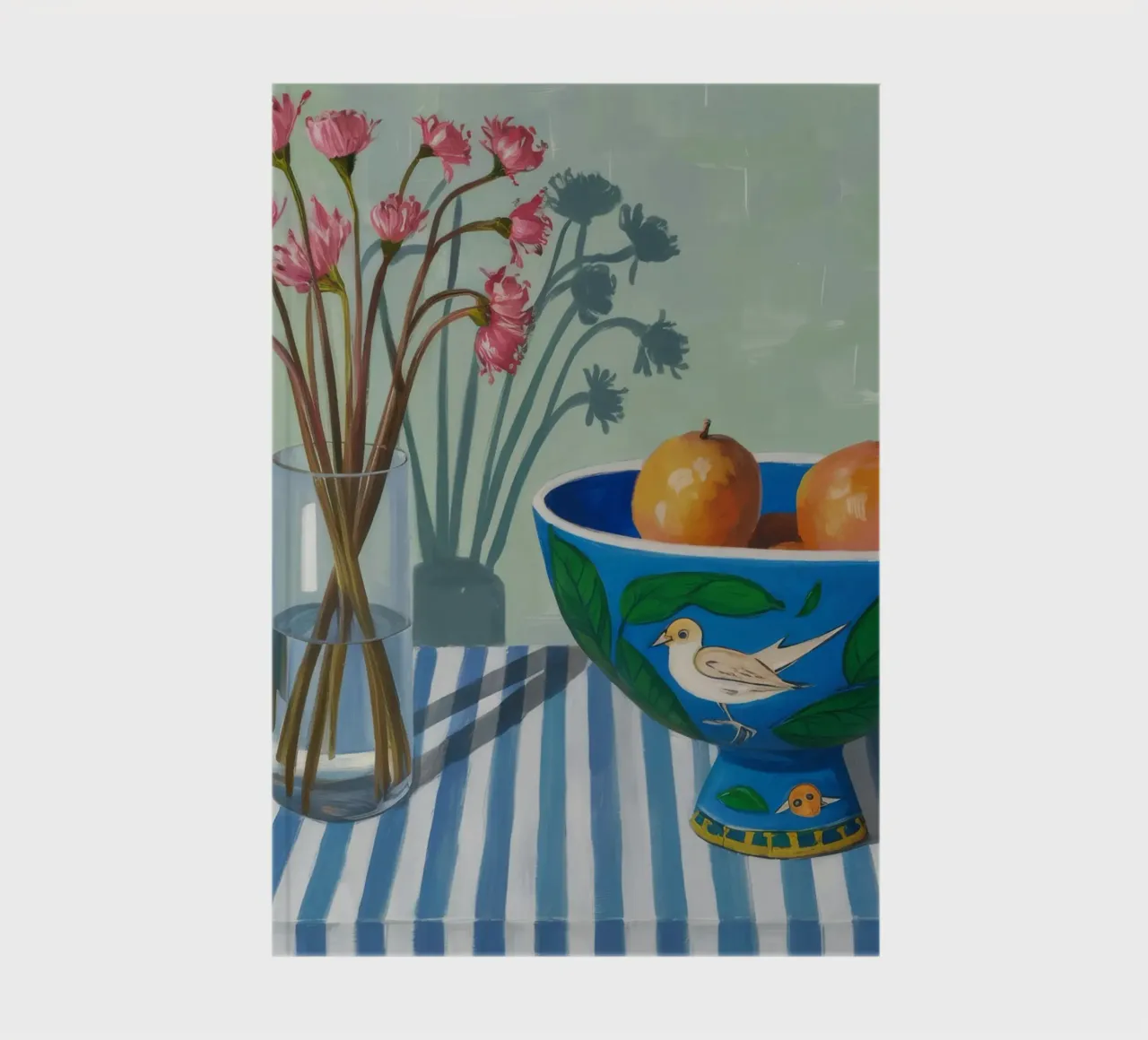 Striped Table Oranges notebook by Pan Denim