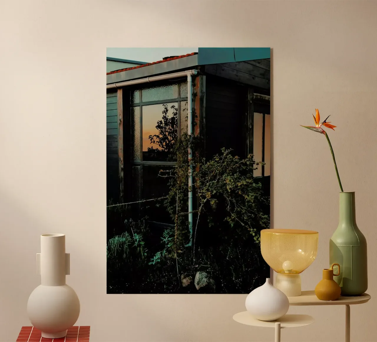 Sundown Secret Garden acrylic glass by Sebastian Hilgetag