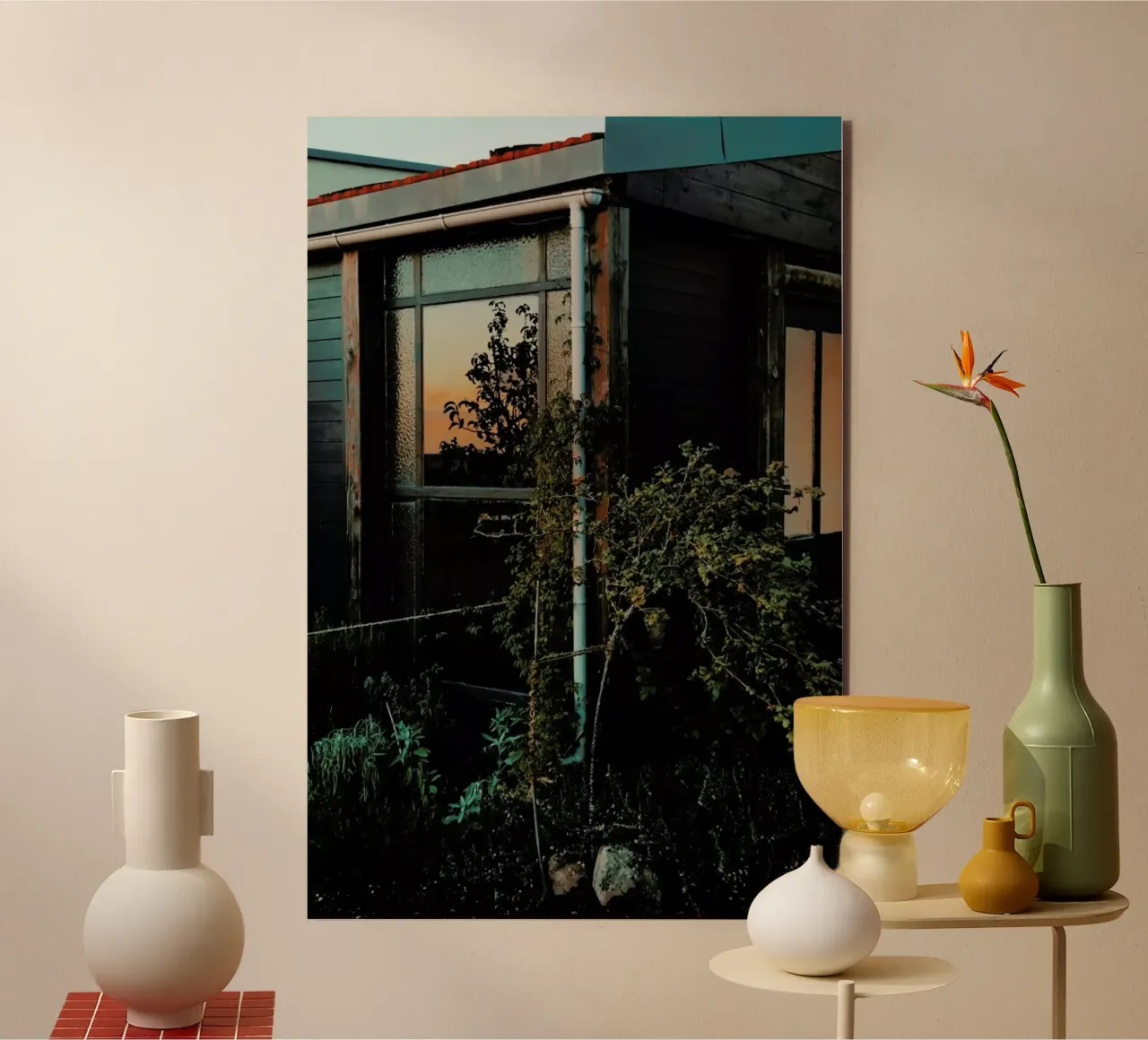 Sundown Secret Garden alluminio dibond da Sebastian Hilgetag