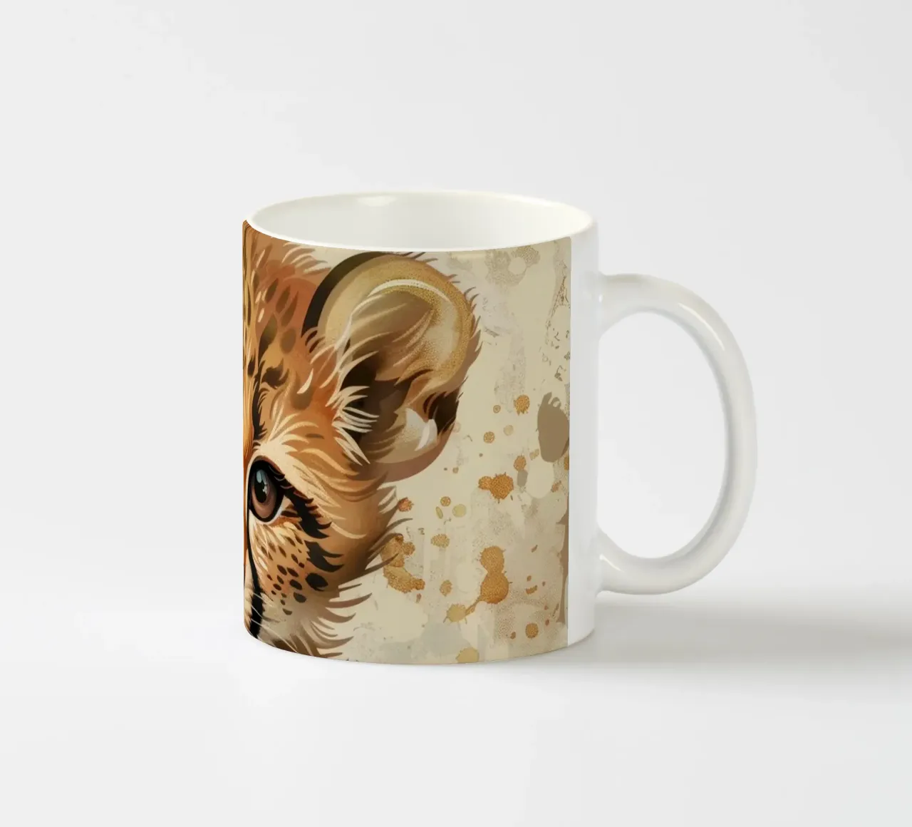 La giocosità dei cuccioli di ghepardo tazza in ceramica da DesignDoodle