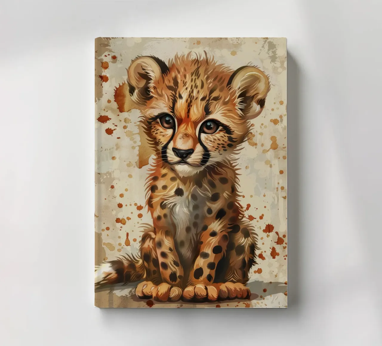 La giocosità dei cuccioli di ghepardo diario da DesignDoodle