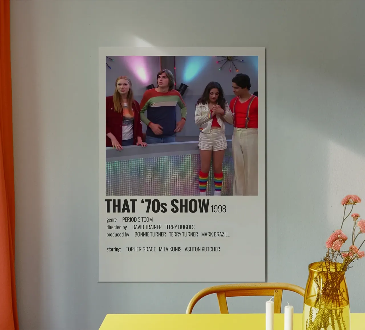 THAT '70s SHOW 1998 alluminio dibond da MVFminimalist