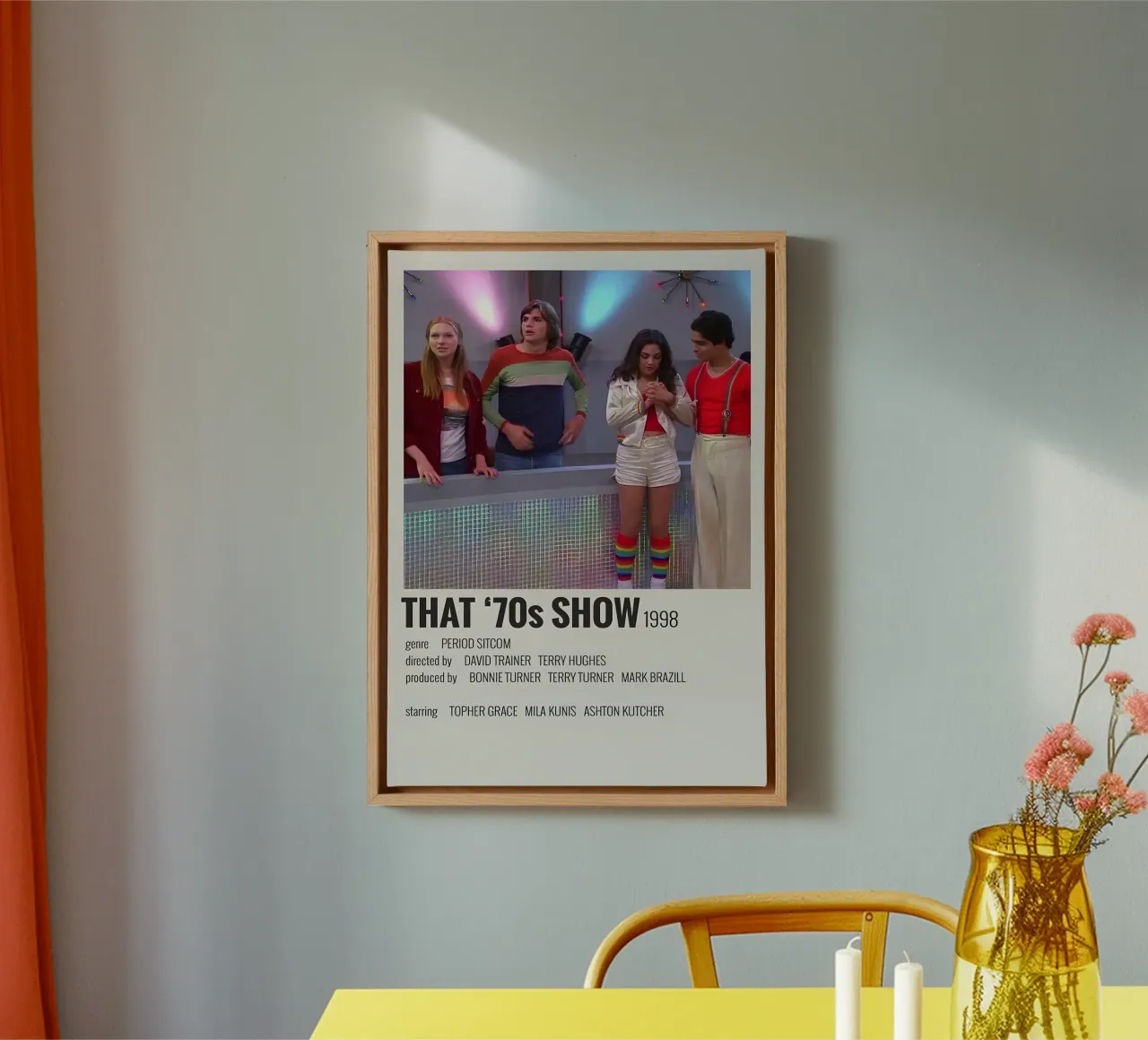 THAT '70s SHOW 1998 tela con Cornice a cassetta da MVFminimalist
