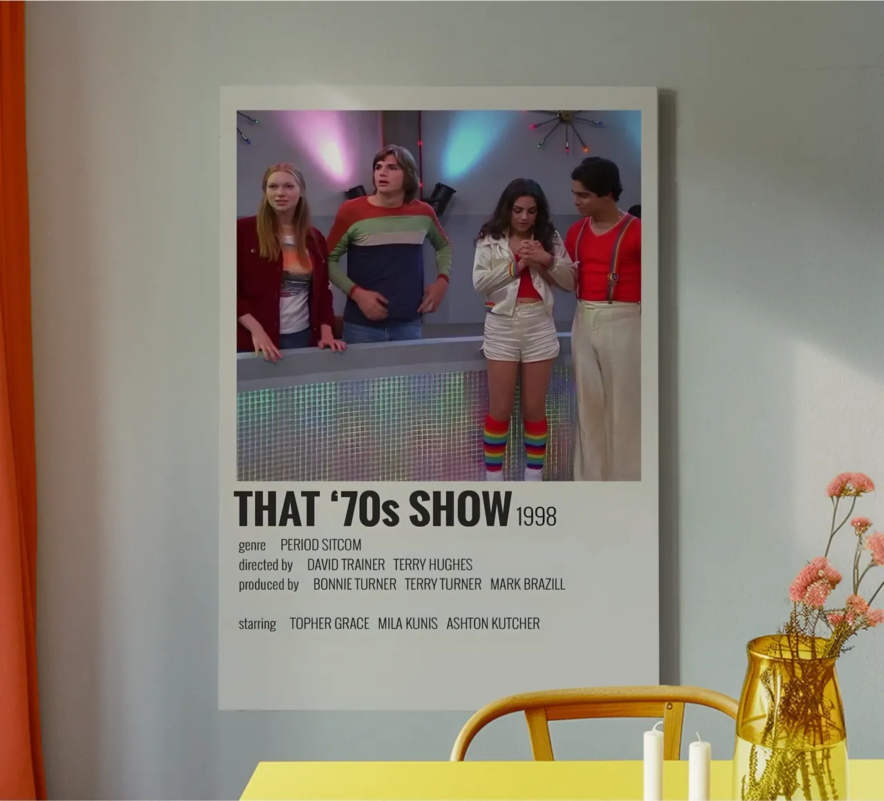 THAT '70s SHOW 1998 tela con Cornice a cassetta da MVFminimalist