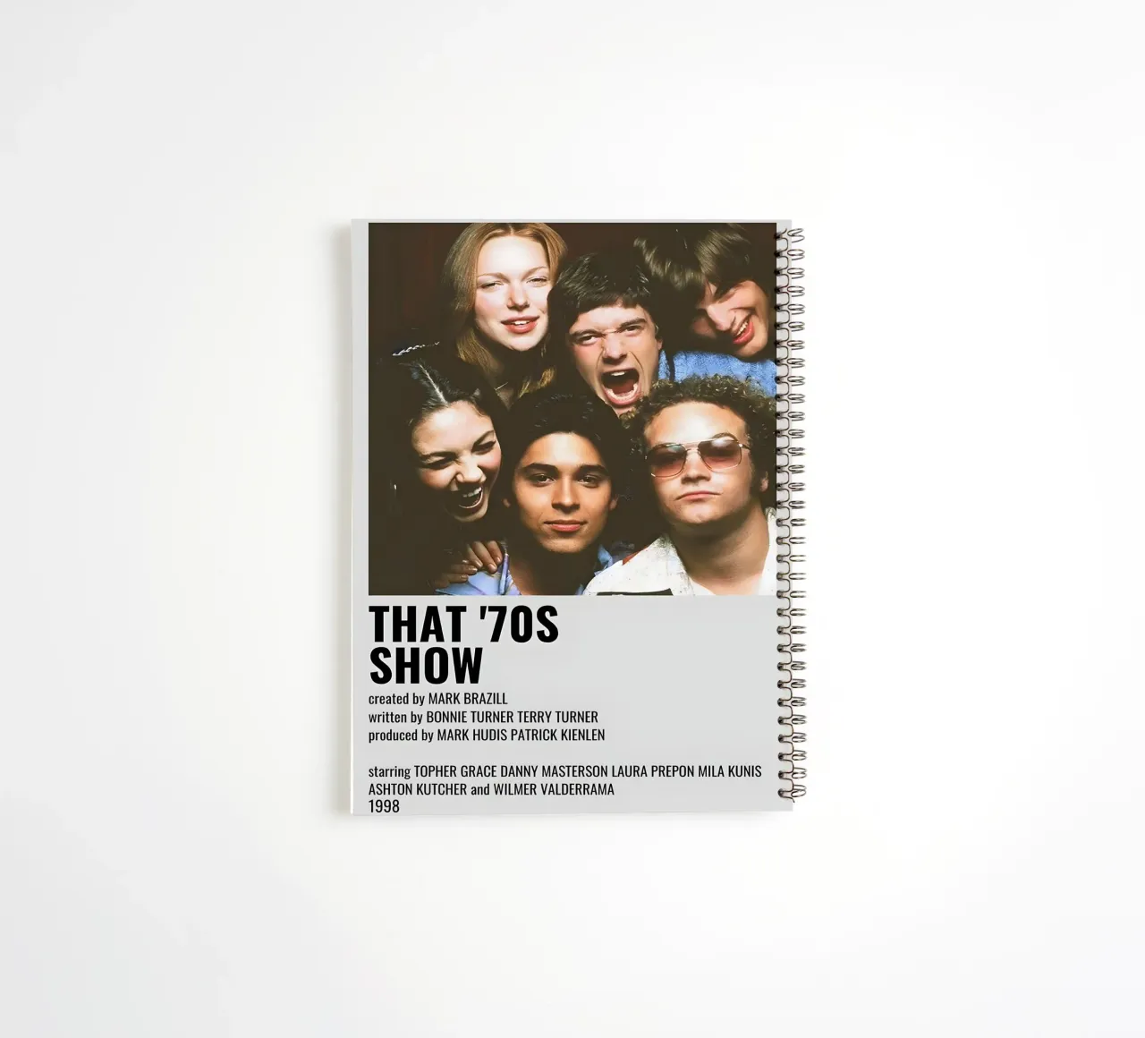 THAT '70S SHOW spiral notebook by MVFminimalist