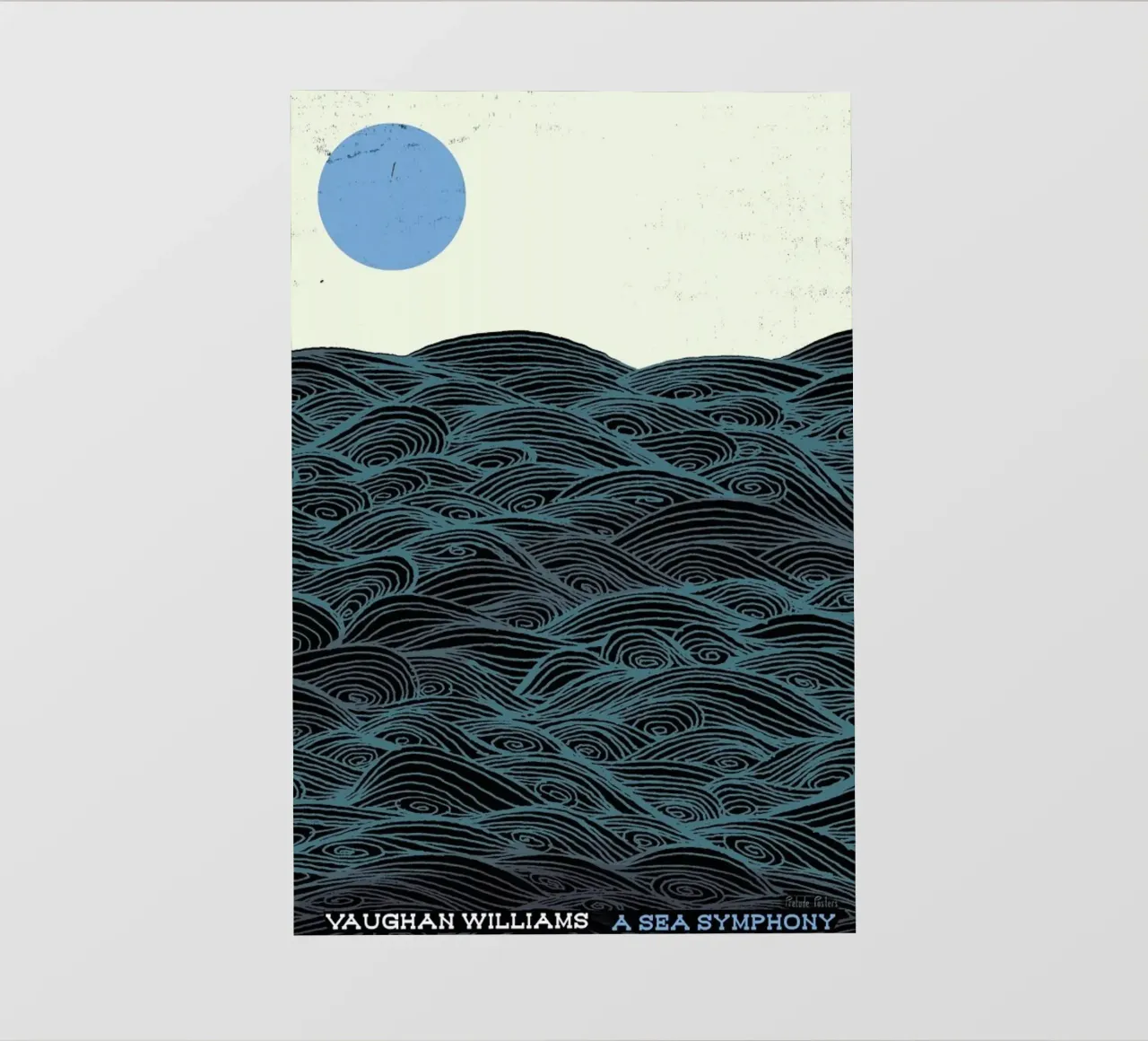 Vaughan Williams - Sea Symphony telo in pvc da Prelude Posters