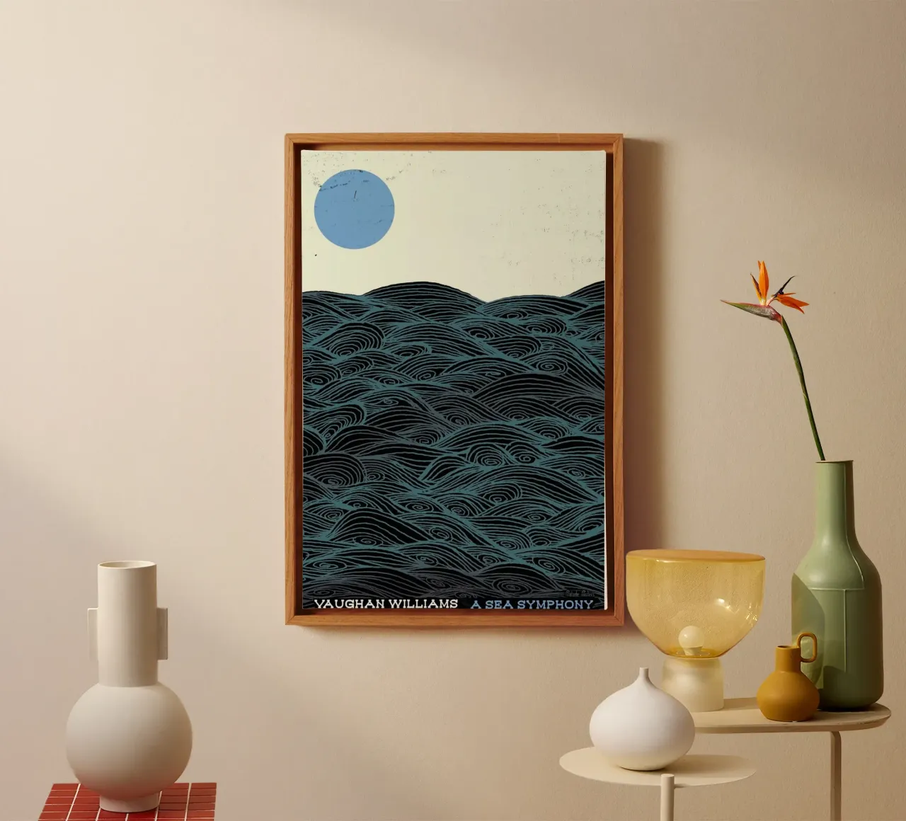 Vaughan Williams - Sea Symphony tela con Cornice a cassetta da Prelude Posters