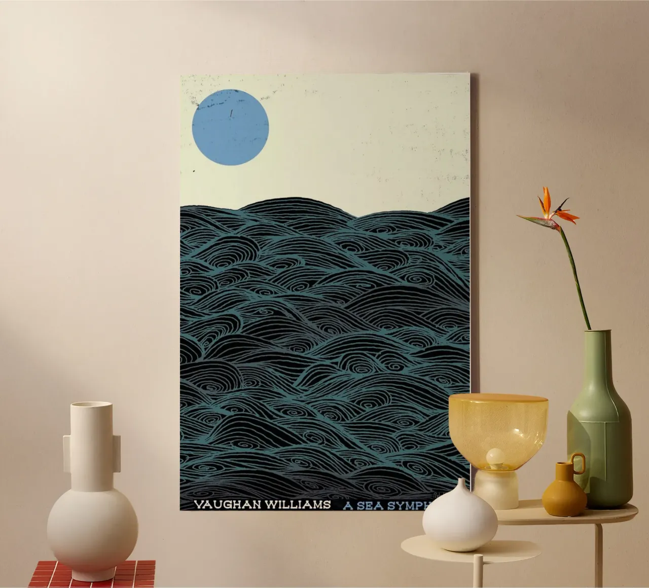 Vaughan Williams - Sea Symphony tela con Cornice a cassetta da Prelude Posters