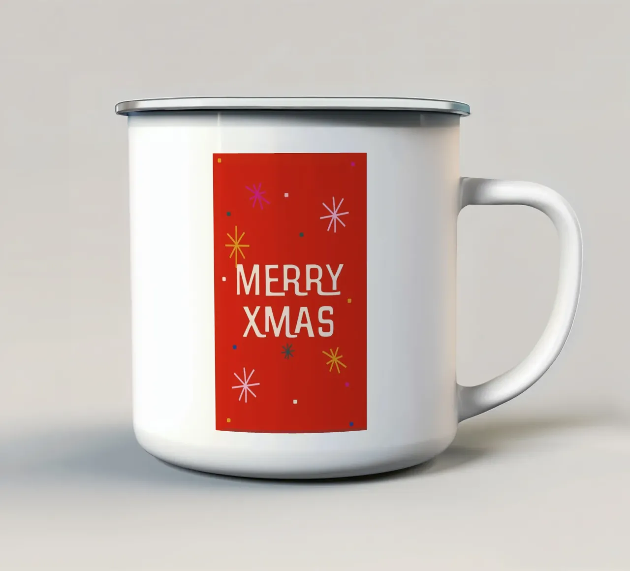 Merry Xmas tazza in smalto da The Native State