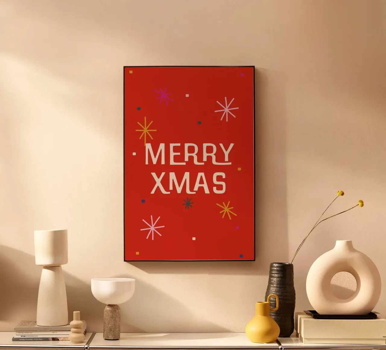Merry Xmas alluminio dibond da The Native State