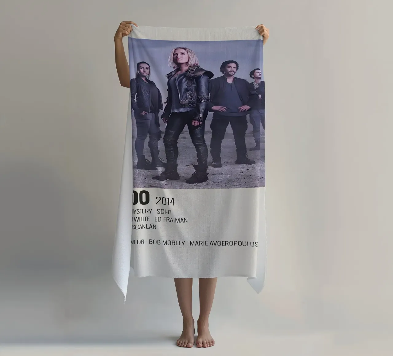 THE 100 2014 beach towel by MVFminimalist