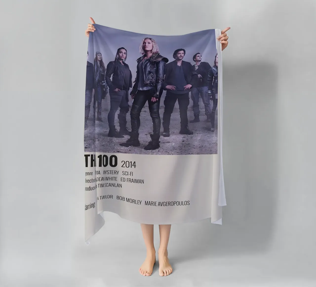 THE 100 2014 beach towel by MVFminimalist