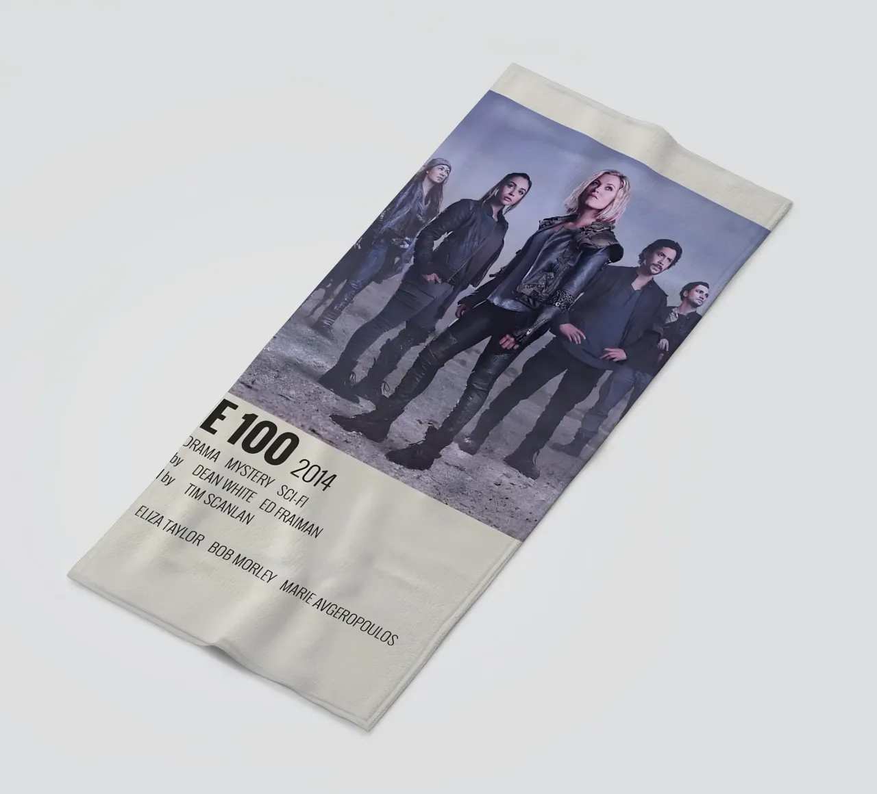 THE 100 2014 beach towel by MVFminimalist