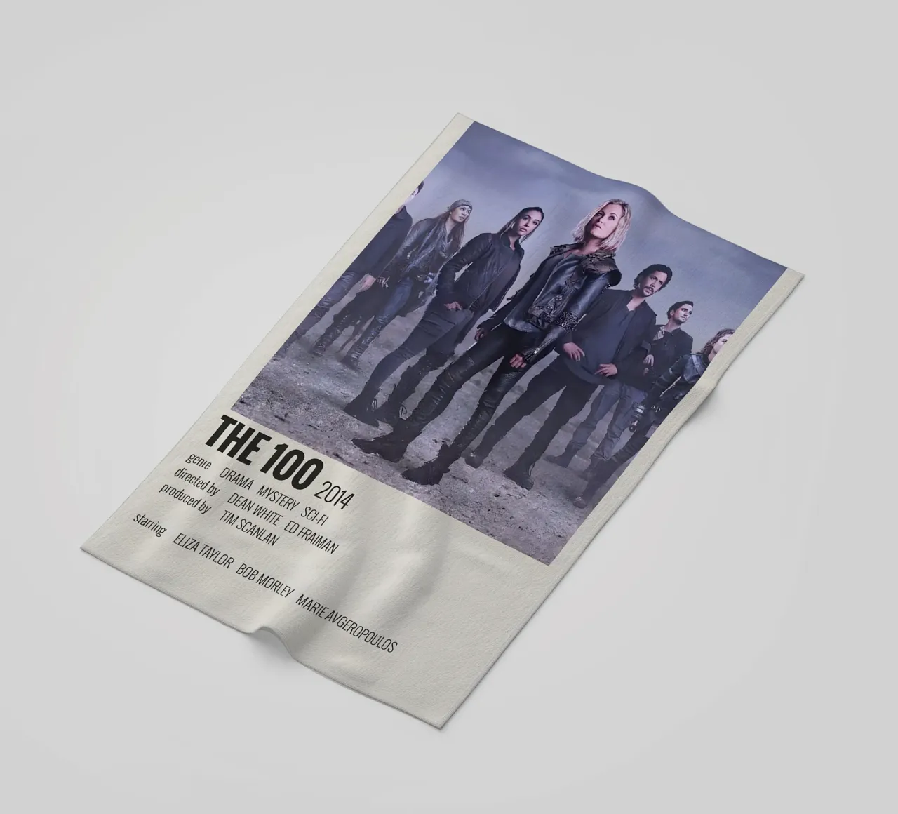 THE 100 2014 beach towel by MVFminimalist