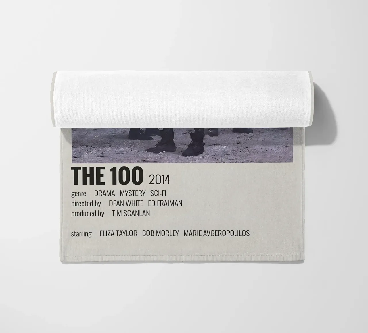 THE 100 2014 beach towel by MVFminimalist
